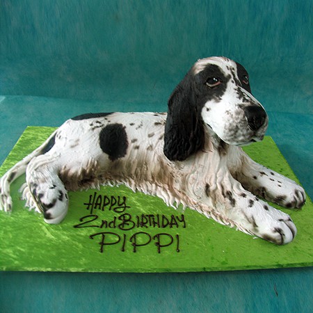 3D Spaniel Dog Cake - Living Things - 3D Cakes