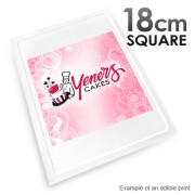 18cm Square Custom Edible Printed Image