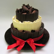 Chocolate - 3 Tiers - 52 Portions