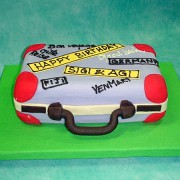 Suitcase 3D Cake