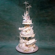 Mermaid And Diver Wedding Cake