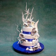 Seashells Wedding Cake