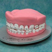 3D Dentures Cake