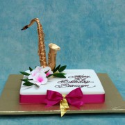 Saxaphone Cake