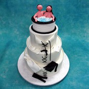Spa Wedding Cake