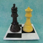 Chess King And Queen Wedding Cake