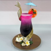 Cocktail Black Purple