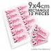 9x4cm Rectangle Custom Edible Printed Image