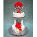 2T Red Roses Silver 
