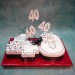 40 Th Birthday Cake