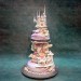 Pink Castle And Coach Wedding Cake