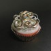 Chocolate Brooch Initials Cup Cake