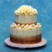 Wedding Cake with Chocolate Panels