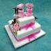 Pig Couple Wedding Cake