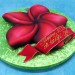 3D Frangipani Flower Cake