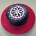 3D Car Wheel Cake
