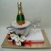 Champagne Bottle And Glasses