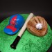 Baseball Set 3D Cake